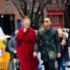 Chrissy Teigen et John Legend à New York. Le 16 décembre 2017.