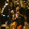 Exclusive - Kylie Jenner and Her new boyfriend Travis Scott show some PDA as they take a walk through a park together before he takes the stage to perform live at the Rolling Loud festival in Miami, Florida. The reality star and the rapper walked with their arms around each other, and their fingers intertwined, as they enjoyed a moment of calm before addressing the massive crowd at the festival, Miami, FL, USa on May 7, 2017. Photo by INSTARimages/ABACAPRESS.COM10/05/2017 - Miamik