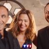 Nikos Aliagas, Sandrine Quétier et Arthur souhaitent une bonne année 2018 aux téléspectateurs de TF1.