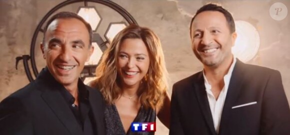 Nikos Aliagas, Sandrine Quétier et Arthur souhaitent une bonne année 2018 aux téléspectateurs de TF1.
