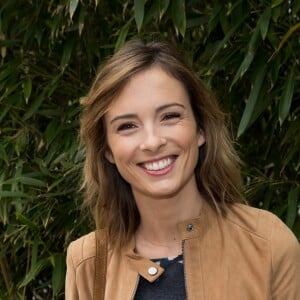 Isabelle Ithurburu au village lors des internationaux de France de Roland Garros à Paris, le 3 juin 2017. © Dominique Jacovides - Cyril Moreau/ Bestimage