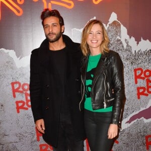 Maxim Nucci (Yodelice) et sa compagne Isabelle Ithurburu - Avant-première du film "Rock'n Roll" au Pathé Beaugrenelle à Paris le 13 février 2017. © Coadic Guirec / Bestimage