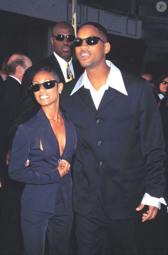 Will Smith et sa femme Jada Pinkett Smith - Avant-première de Men in Black en 1997