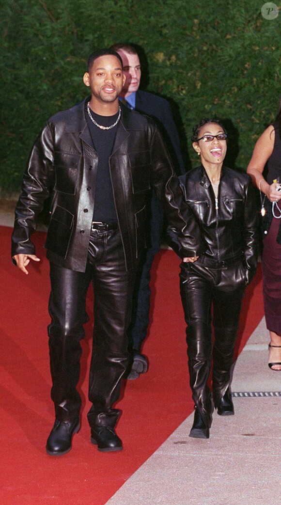 Will Smith et sa femme Jada Pinkett Smith - World Music Awards en 1999 à Monaco