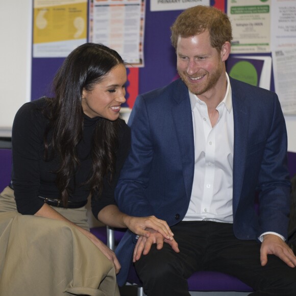 Le prince Harry et Meghan Markle à Nottingham le 1er decembre 2017.