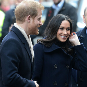 Le prince Harry et Meghan Markle à Nottingham le 1er decembre 2017.