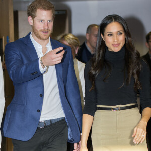 Le prince Harry et Meghan Markle à Nottingham le 1er decembre 2017.