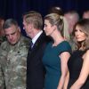 Ivanka Trump, Melania Trump - Donald Trump fait un discours sur la présence américaine en Afghanistan à la base militaire de Fort Myer à Arlington en Virginie le 21 août 2017.