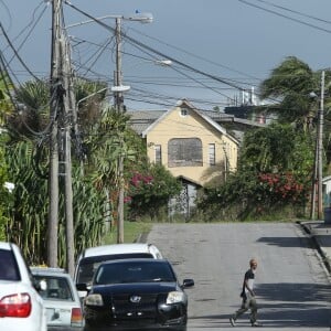 Illustration du quartier Eden Lodge à St Michael à la Barbade, où a été assassiné le cousin de Rihanna, Tavon Kaiseen Alleyne. Le 27 décembre 2017