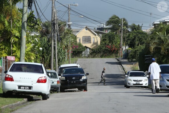 Illustration du quartier Eden Lodge à St Michael à la Barbade, où a été assassiné le cousin de Rihanna, Tavon Kaiseen Alleyne. Le 27 décembre 2017