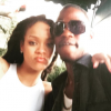 Rihanna et son cousin Tavon Kaiseen Alleyne sur une photo publiée sur Instagram en février 2017.
