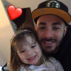 Karim Benzema fête les 3 ans de sa fille Melia, sur Twitter, le 3 février 2017.