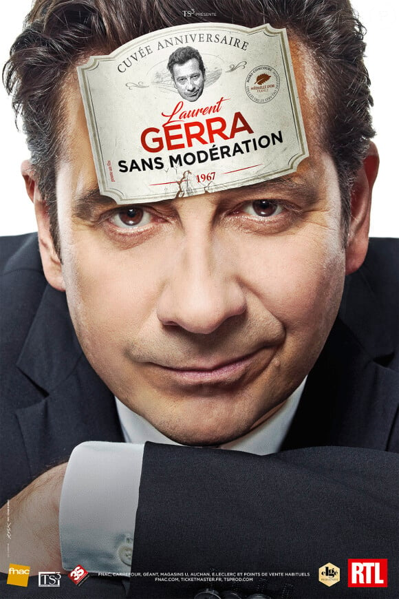 Affiche du spectacle Laurent Gerra, sans modération