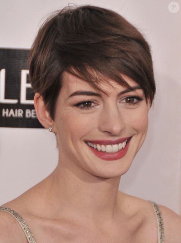 Anne Hathaway ajoute un nouveau projet après Les Misérables et de nombreuses récompenses, comme ici lors des Critics' Choice Movie Awards le 10 janvier 2013.