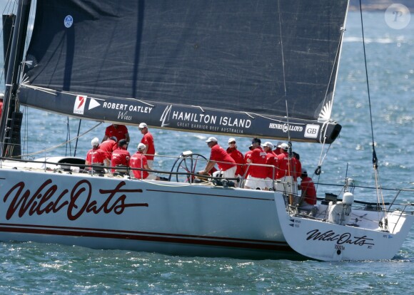 Exclusif - La princesse Mary et le prince Frederik de Danemark sur le yacht "Wild Oats XI" dans la baie de Sydney (Walsh Bay Sydney Harbour), le 12 décembre 2017.