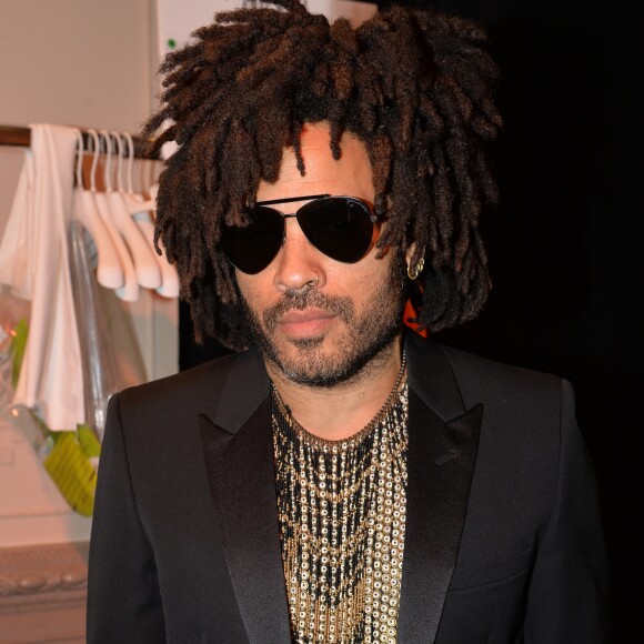 Lenny Kravitz - Backstage du défilé de mode printemps-été 2018 "Off / White" à Paris. Le 28 septembre 2017 © CVS-Veeren / Bestimage