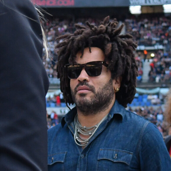 Exclusif - Lenny Kravitz - People au concert de U2 lors de leur tournée "The Joshua Tree Tour" au Stade de France à Saint-Denis le 25 juillet 2017.