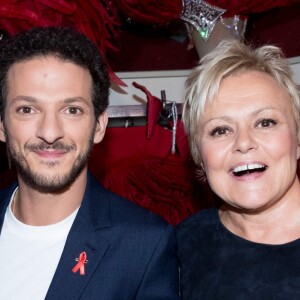 Exclusif - Vincent Dedienne et Muriel Robin - Backstage de l'émission "Tous au Moulin Rouge pour le sidaction" au Moulin Rouge à Paris le 20 mars 2017. © Cyril Moreau - Dominique Jacovides / Bestimage