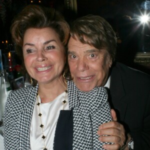 Bernard Tapie et sa femme Dominique - Michou fête ses 85 ans et les 60 ans de son cabaret à Paris le 20 juin 2016.