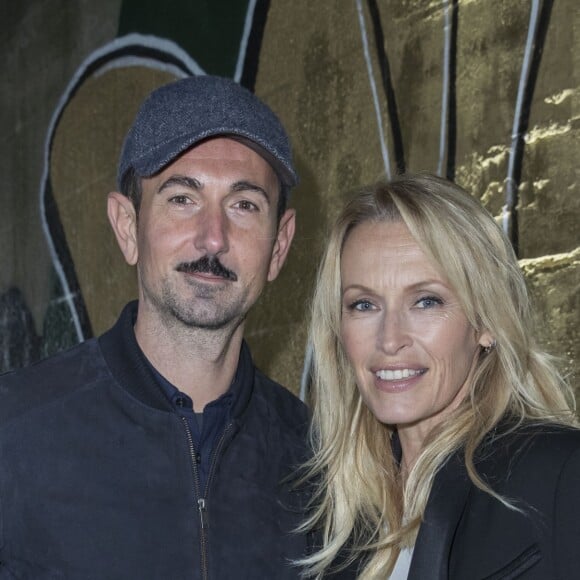 Guillaume Robert et Estelle Lefébure - Inauguration de l'exposition Boucheron "Vendorama" à l'hôtel de la Monnaie à Paris le 11 janvier 2018. © Olivier Borde/Bestimage