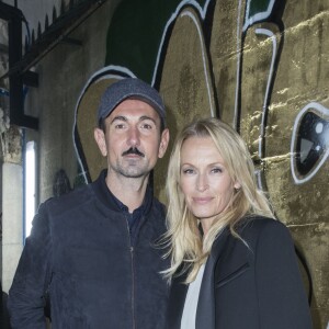 Guillaume Robert et Estelle Lefébure - Inauguration de l'exposition Boucheron "Vendorama" à l'hôtel de la Monnaie à Paris le 11 janvier 2018. © Olivier Borde/Bestimage