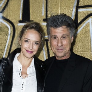 Hélène de Fougerolles et son compagnon Marc Simoncini - Inauguration de l'exposition Boucheron "Vendorama" à l'hôtel de la Monnaie à Paris le 11 janvier 2018. © Olivier Borde/Bestimage