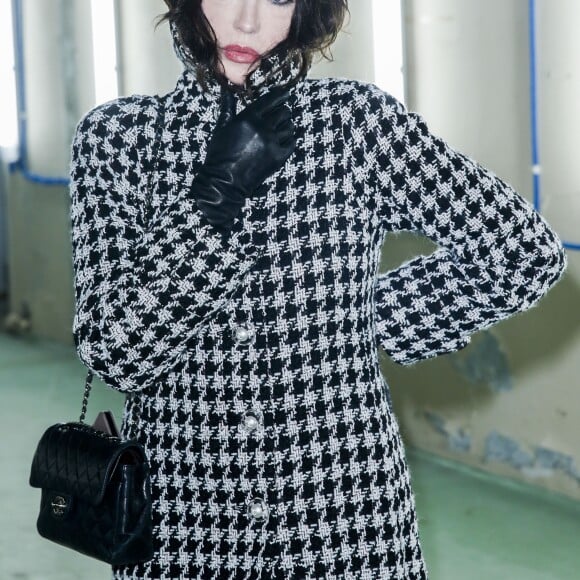 Isabelle Adjani - Inauguration de l'exposition Boucheron "Vendorama" à l'hôtel de la Monnaie à Paris le 11 janvier 2018. © Olivier Borde/Bestimage