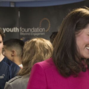 Le prince William, duc de Cambridge, et sa femme Kate Middleton (enceinte) lors d'une visite de la ville de Coventry le 16 janvier 2018, dans le cadre de l'opération "city's 2021 Culture Honour".