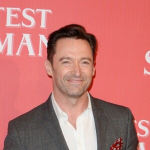 Hugh Jackman à la première de "The Greatest Showman" au cinéma Gaumont-Opéra à Paris, le 17 janvier 2018. © Guirec Coadic/Bestimage