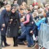 Le prince Harry et Meghan Markle visitent le château de Cardiff le 18 janvier 2018.