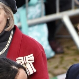 Le prince Harry et Meghan Markle visitent le château de Cardiff le 18 janvier 2018.