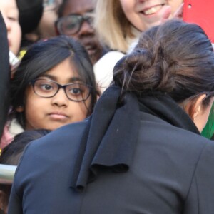 Le prince Harry et Meghan Markle en visite au château de Cardiff le 18 janvier 2018.