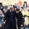 Le prince Harry et Meghan Markle en visite au château de Cardiff le 18 janvier 2018.