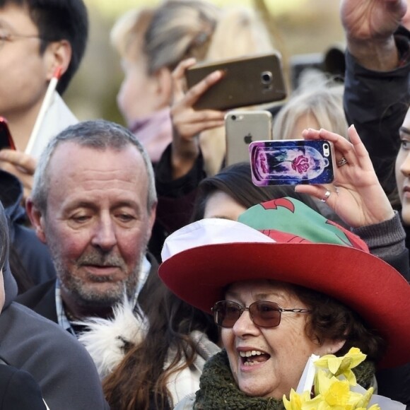 Le prince Harry et Meghan Markle en visite au château de Cardiff le 18 janvier 2018.