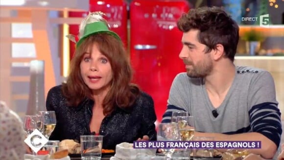 Victoria Abril invitée dans "C à vous", France 5, jeudi 18 janvier 2018