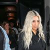 Kim Kardashian et son mari Kanye West sont allés dîner au restaurant à West Hollywood le 12 janvier 2018.