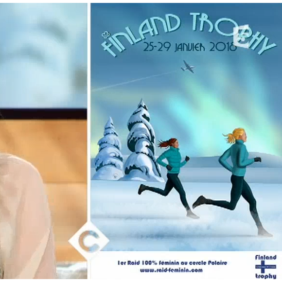Valérie Trierweiler sur le plateau de l'émission C à vous diffusée le 19 janvier 2018