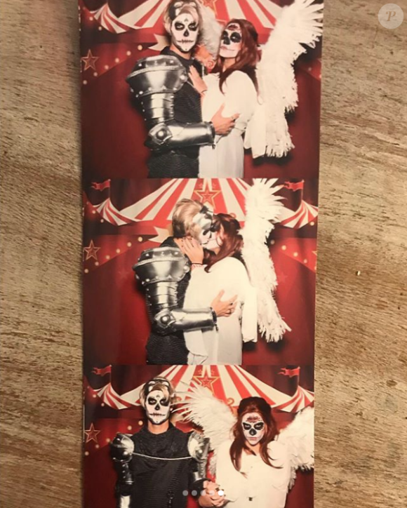 Darren Criss et sa compagne Mia Swier, ici lors d'Halloween 2017, se sont fiancés le 19 janvier 2018. Photo Instagram.