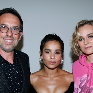 Zoë Kravitz et Diane Kruger lors de la soirée d'inauguration de l'YSL Beauty Hotel éphémère par Yves Saint Laurent Beauté, le 17 janvier 2018 place de la Madeleine à Paris. © Yves Saint Laurent