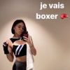 Agathe Auproux en boxeuse, le 18 janvier 2018.