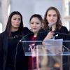 Eva Longoria, Constance Wu, Natalie Portman lors de la Marche des femmes (Women's March) à Los Angeles le 20 janvier 2018