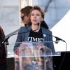 Scarlett Johansson - Les célébrités lors des manifestations géantes aux États-Unis pour la 2e "Marche des femmes" anti-Trump à Los Angeles le 20 janvier 2018.  Celebrities at the 2018 Women's March held in Los Angeles on January 20, 201820/01/2018 - Los Angeles