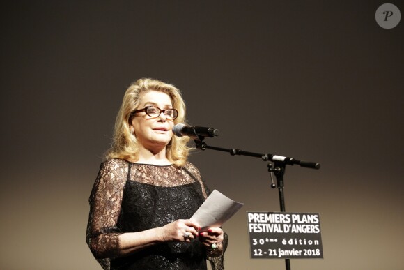 Catherine Deneuve présidente du jury - Remise des prix lors du festival de cinéma européen Premiers Plans d'Angers le 20 janvier 2018. © Laetitia Notarianni / Bestimage