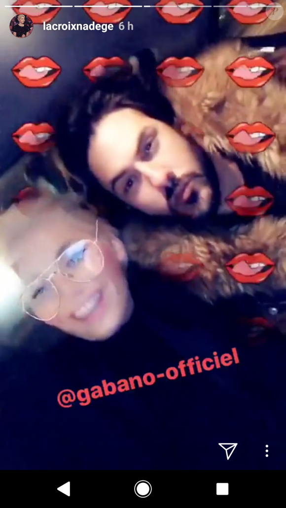 Nadège et Gabano en couple, Instagram, janvier 2018