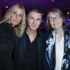 Sandrine Kiberlain, Etienne Daho et la ministre de la culture Françoise Nyssen - 16ème soirée Sidaction dans la salle de réception du Pavillon d'Armenonville à Paris, France , le 25 janvier 2018. © Olivier Borde/Bestimage