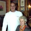 Paul Bocuse et sa femme Simone dans leur restaurant a Collonges-au-Mont-d'Or. Le 2 decembre.
