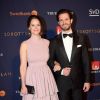 Le prince Carl Philip de Suède et la princesse Sofia au Gala des Sports 2018 à Stockholm le 15 janvier 2018.