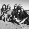 Laurence Favalelli, l'agent de Laeticia, a partagé cette photo sur Instagram, où elle pose sur la plage à Los Angeles avec Laeticia Hallyday, Jade et Joy, Marie Poniatowski et des amies le 29 janvier 2018