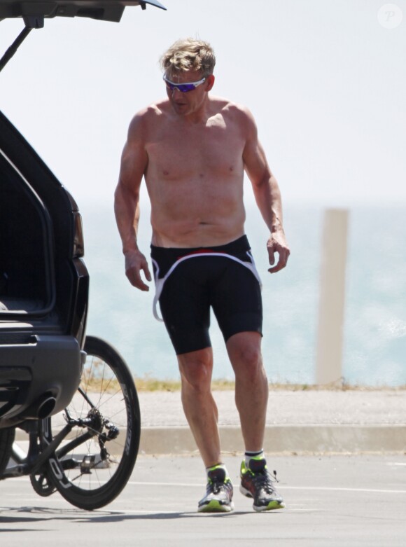 Exclusif - Le chef Gordon Ramsay à Malibu le 29 juillet 2015. © CPA/BESTIMAGE