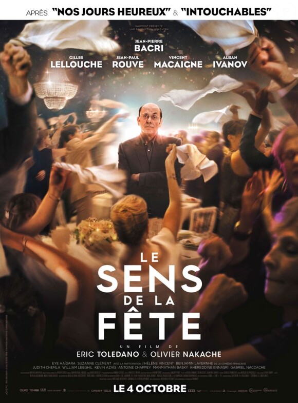 Jean-Pierre Bacri dans "Le Sens de la fête" d'Eric Toledano et Olivier Nakache, octobre 2017.
